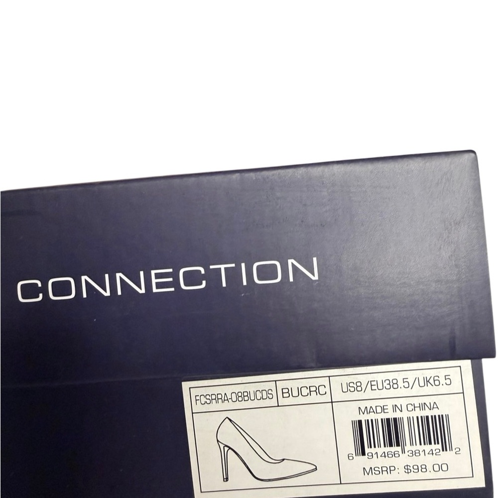 NWB French Connection Red Croc-Pattern Pumps Size 8 - Picture 7 of 7